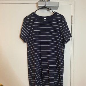 NWT - Old Navy Striped T-Shirt Dress - Size XL
